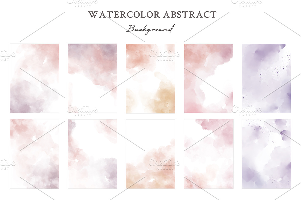 Watercolor Background for Template, a Texture Illustration by Yorda Studio (Photo 2 of 5)
