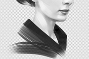 Portraits of Audrey Hepburn, a Person Illustration by Ira Cvetnaya (Thumbnail 5 of 5)