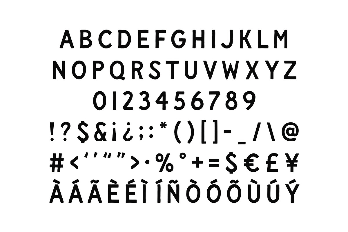 Flapjack | Vintage Hand Drawn Font, a Sans Serif Font by Off The Rack © (Photo 5 of 8)