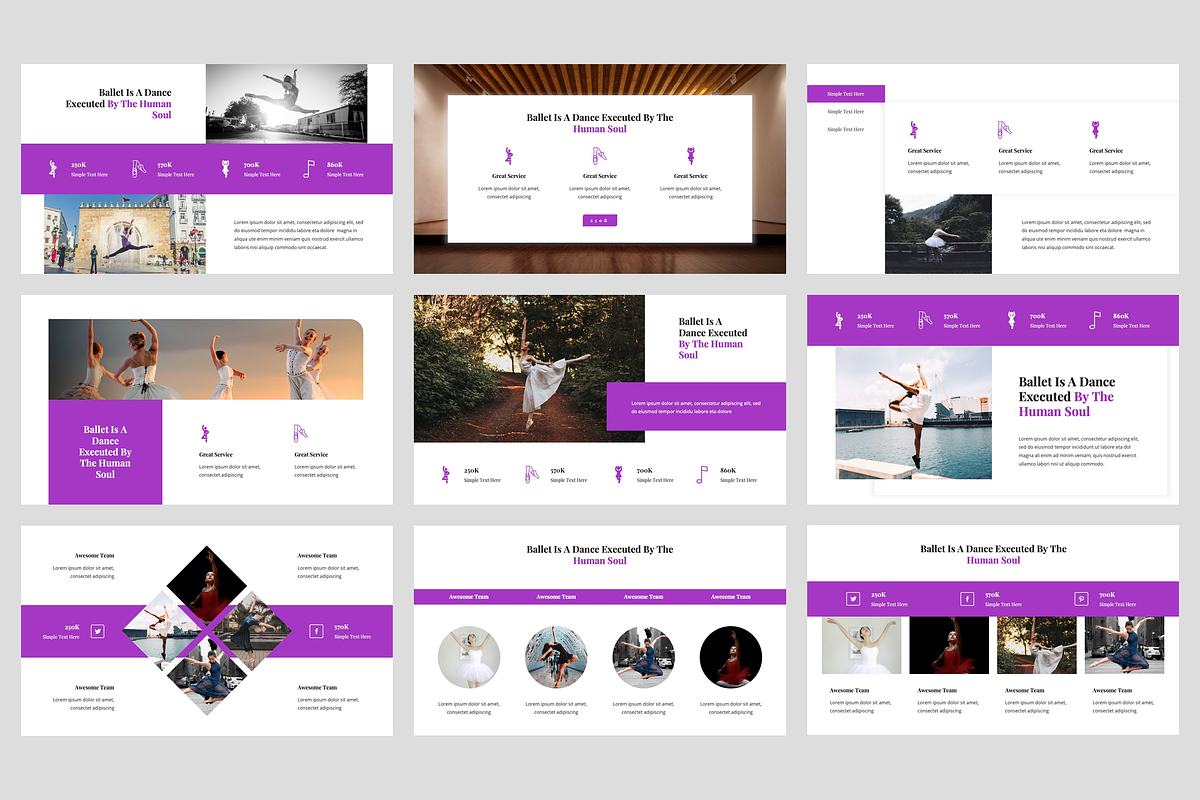 Yelondra - Ballet PowerPoint, a Presentation Template by StringLabs (Photo 4 of 5)