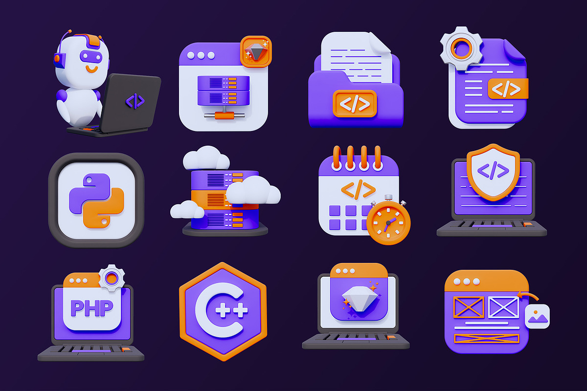 Web Development 3D Icon #2, an Object 3D Model by deviapuspitasari2 (Photo 2 of 2)
