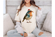 Watercolor Christmas Winter Animals, a Seasonal Illustration by Black Bird Studio (Thumbnail 5 of 7)