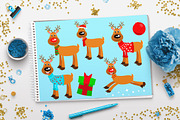 Christmas Clipart Bundle #1, an Animal Illustration by The Digital Download Shop (Thumbnail 2 of 10)