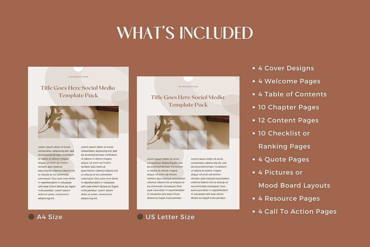 eBook PDF Templates Canva Shadow, a Magazine Template by Keikoya (Photo 2 of 18)