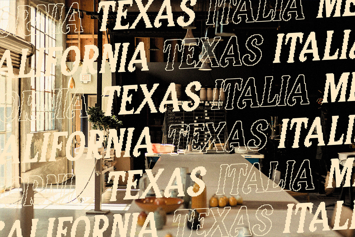 Asvoria Pixel, a Serif Font by Craft Supply Co. (Photo 2 of 8)