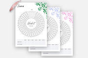 Monthly Habit Tracker Bundle Pack, a Stationery Template by Design Zone (Thumbnail 5 of 6)