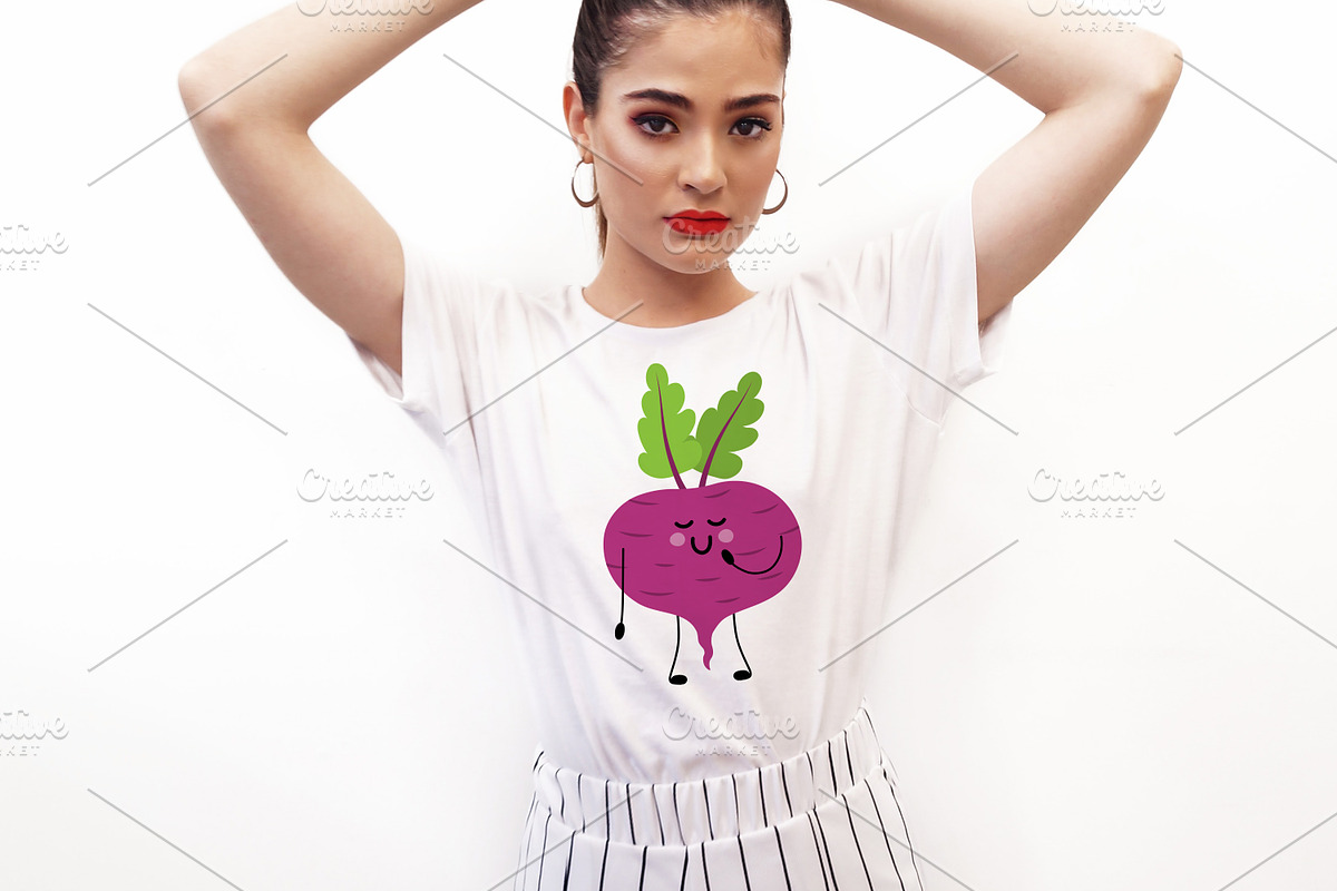 Beetroot cute funny vegetable, an Object Graphic by jelisua88 (Photo 2 of 3)