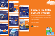 Solar System Marketing Post, a Social Media Template by IconexUI (Thumbnail 1 of 7)
