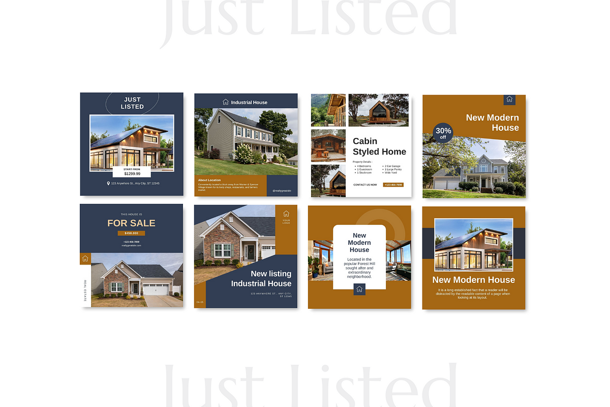 Real Estate Bundle Canva Template, a Social Media Template by Kawalan Studio (Photo 4 of 10)