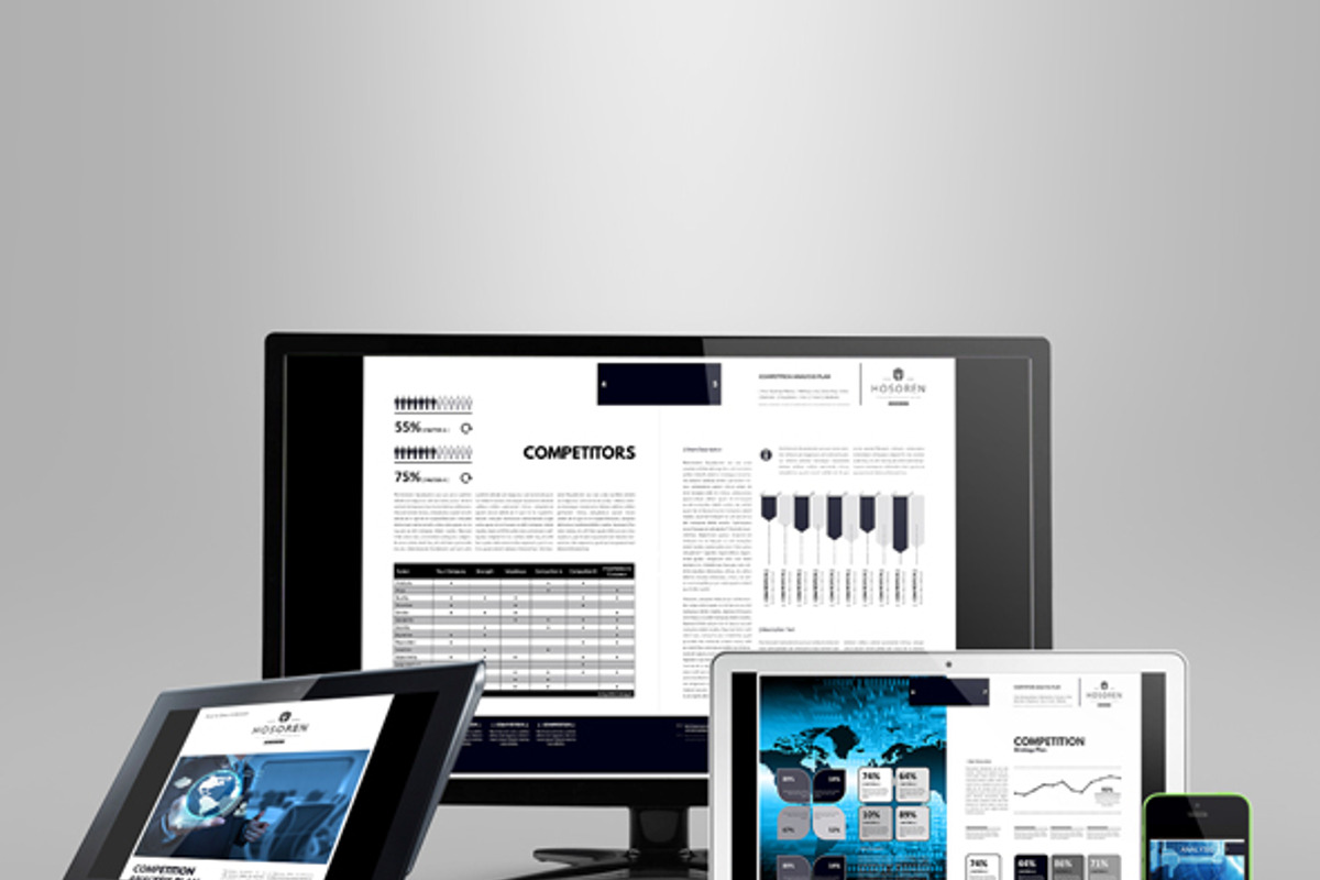 Competition Analysis Plan eTemplate, a Templates & Theme by Keboto