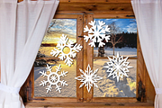 Snowflake Procreate Stamp Brushes, a Brush Add-On by HalieKStudio (Thumbnail 8 of 9)