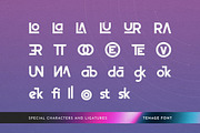 Tenage - Modern Font, a Sans Serif Font by Viswal Studio (Thumbnail 6 of 7)