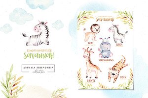 Animals Friendship. Baby Collection