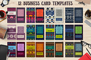 3.Tribal patterns, brushes and cards, a Pattern Graphic by SwetTS (Thumbnail 6 of 6)