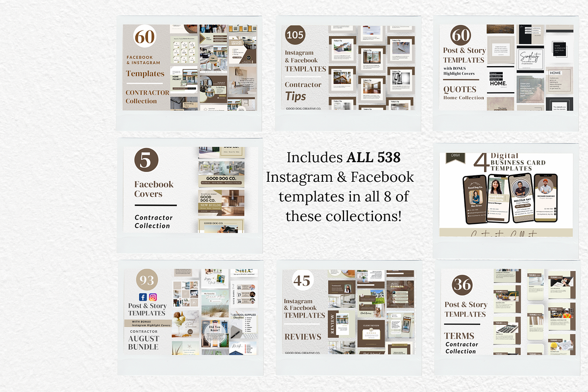 Contractor Social Media Content Post, a Social Media Template by gooddogcreativeco (Photo 2 of 7)