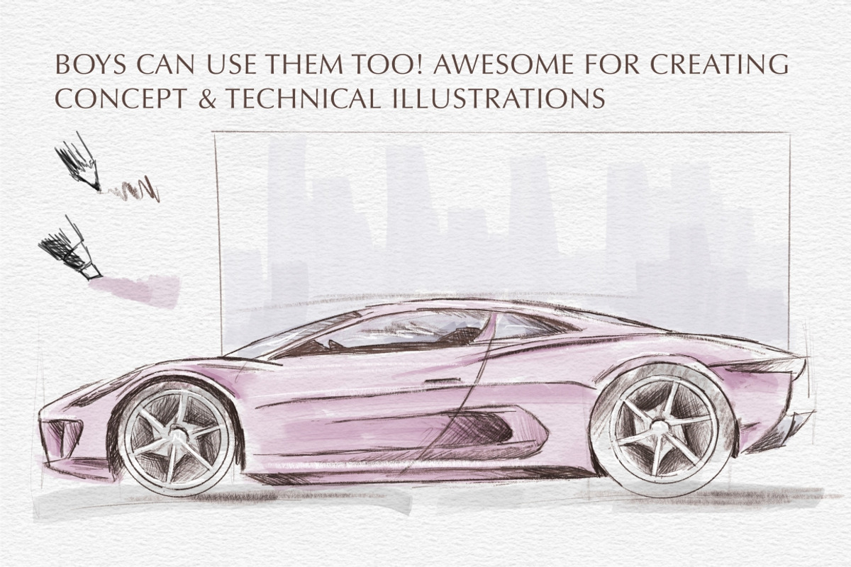 Mimic Markers for Procreate, a Brush Add-On by SketchWerx (Photo 5 of 11)