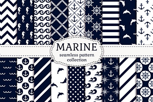 Sea Seamless Patterns