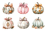 Aesthetic Coquette Pumpkin PNG, an Illustration by SinaCreation (Thumbnail 4 of 7)