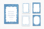 Watercolor Blue Frames Borders, an Object Graphic by Solo Art Original (Thumbnail 9 of 15)