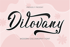 Dilovany a Modern Calligraphy Font