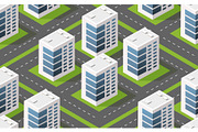 Isometric module city from urban, an Object Illustration by AlexZeL (Thumbnail 1 of 3)