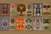 Label Art Nouveau - mega set, a Decorative Illustration by Stanislav Kharchevskyi (Thumbnail 5 of 12)