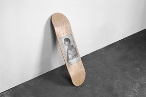 Realistic Skateboard Deck Mockup