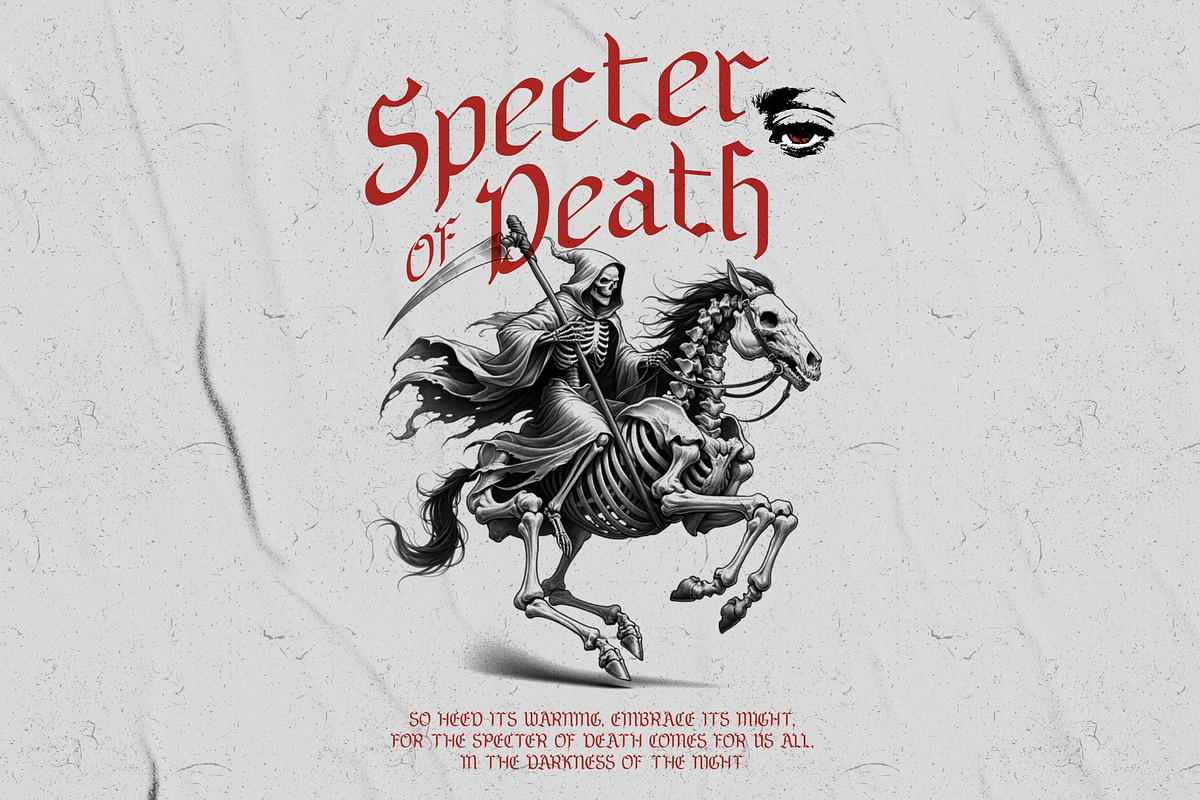 Shadebound - Gothic Brush Typeface, a Blackletter Font by HipFonts (Photo 5 of 9)