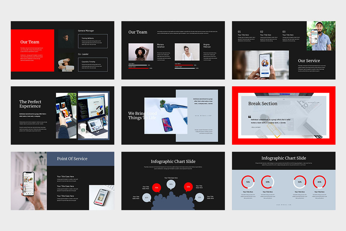 Minua : Mobile Apps Powerpoint, a Presentation Template by Punkl Camp (Photo 7 of 9)