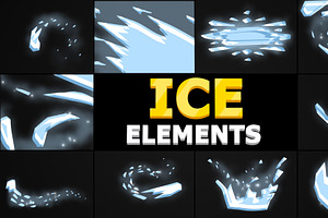 Ice Elements Motion Graphics