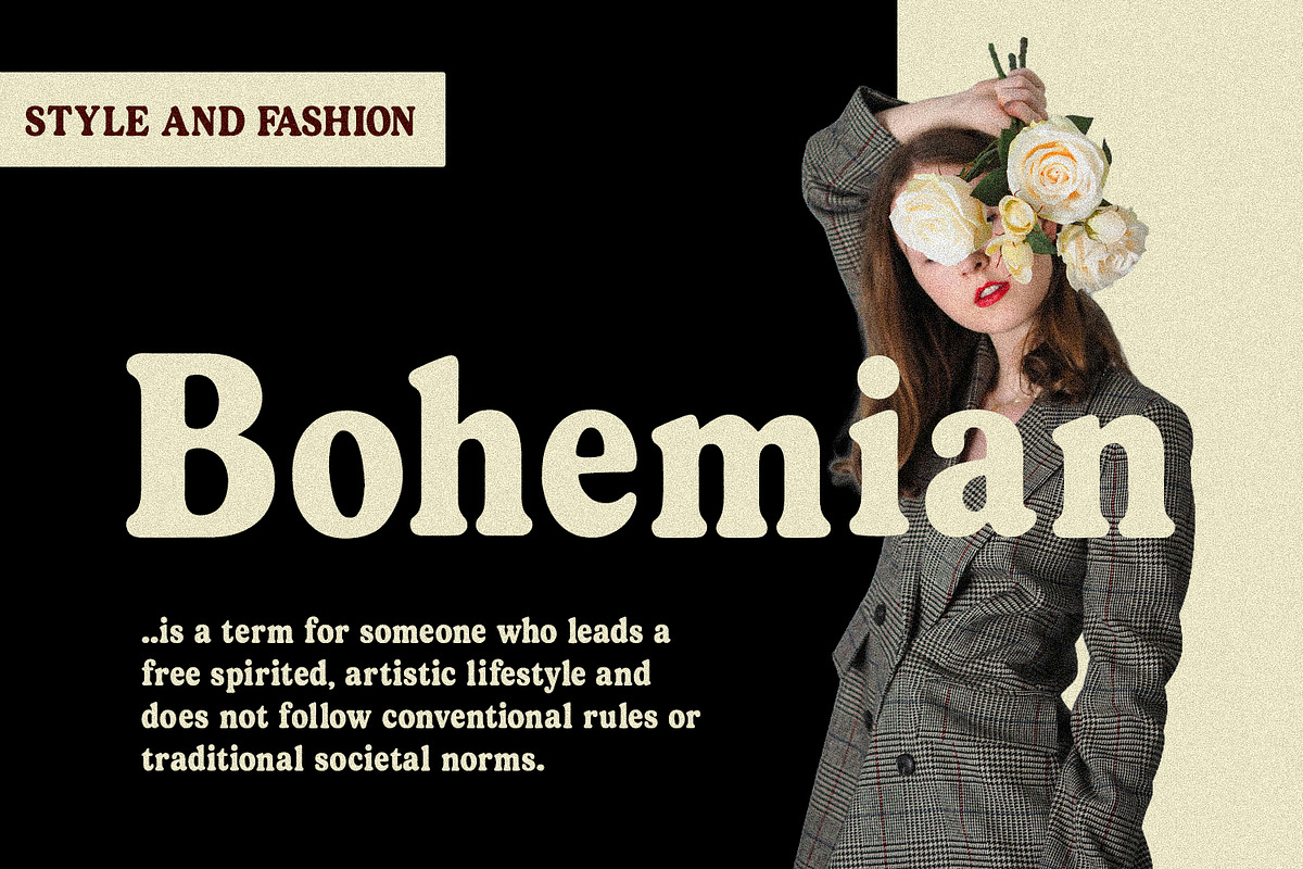 Robecto – Bold Retro Serif, a Serif Font by Black Junst (Photo 3 of 10)