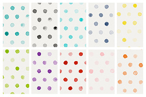 55 Watercolor Patterns