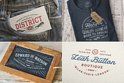 80 Modern Vintage Logos vol 2, a Branding & Logo Template by DISTRICT 62 STUDIO (Thumbnail 9 of 13)
