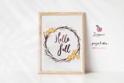 Watercolor Fall forest, squirrel 008, an Illustration by Drawberx (Thumbnail 7 of 8)