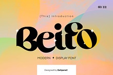 BEIFO - Modern - Display Font