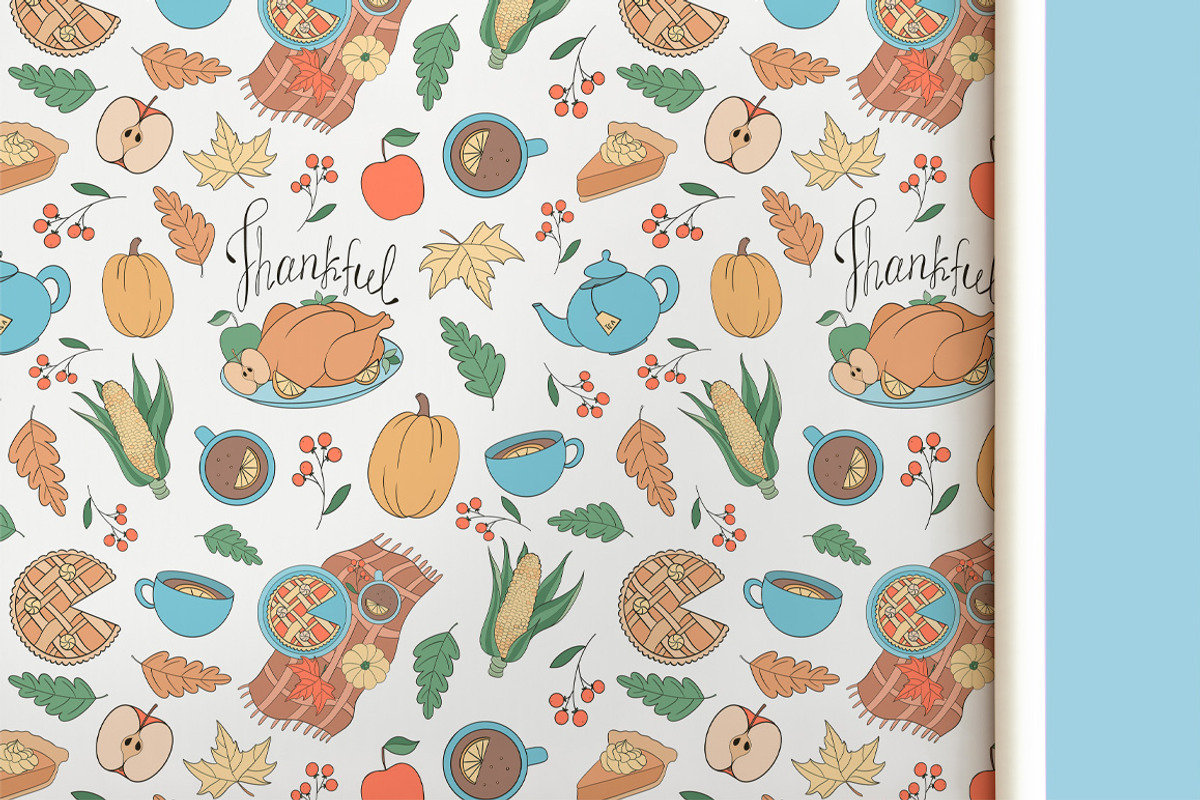 Thanksgiving Procreate Stamps, a Brush Add-On by Mari_Caliart (Photo 6 of 8)