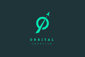 Rocket O letter logo
