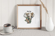 Watercolor Safari Baby Animals, an Animal Illustration by Elena Dorosh (Thumbnail 7 of 7)