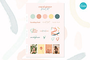 Coral Grove Summer Beach Brand Kit, a Branding & Logo Template by CreativeWilderness (Thumbnail 2 of 11)