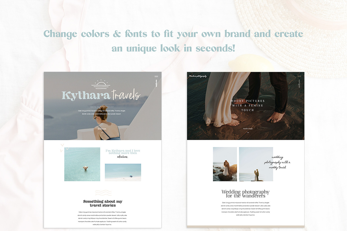 Kythara Showit website template, a Websites & App Template by StudioMHilarius (Photo 2 of 5)