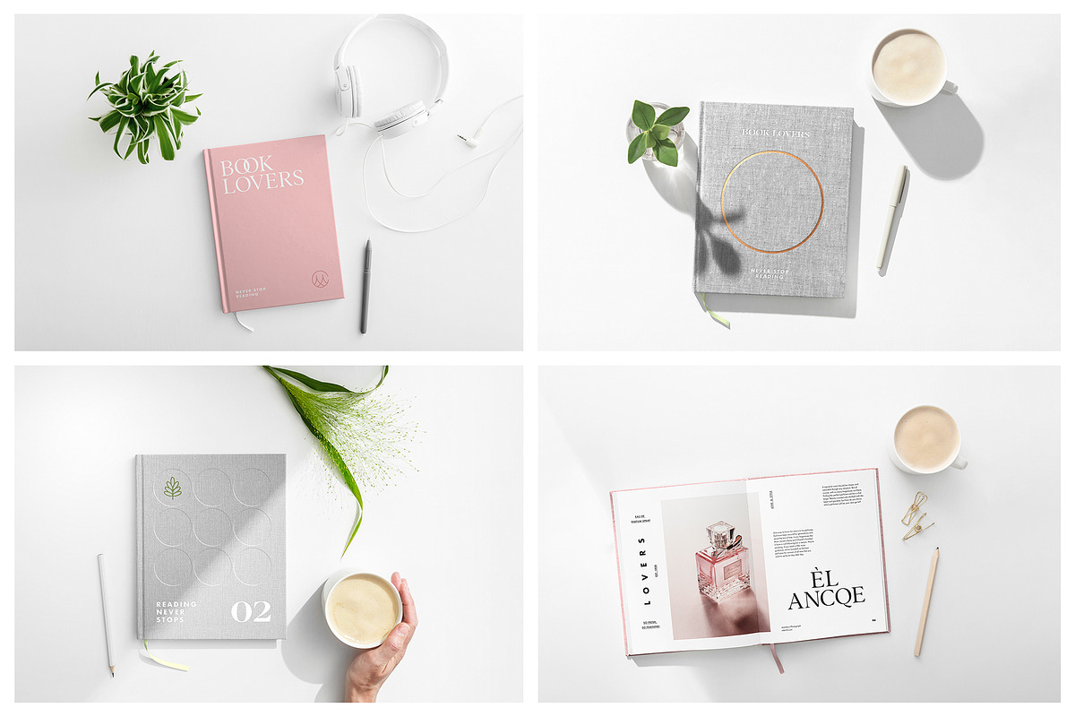 Book Cover Mockups - Hardcover Book, a Books & Magazine Mockup by Mr.Mockup™ (Photo 7 of 11)
