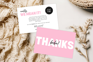 Business Thank You Card