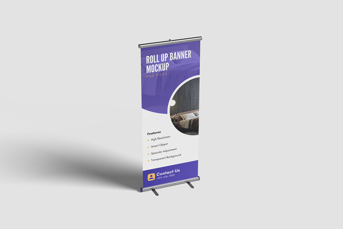 Roll-Up Banner Mockups, an Advertising Mockup by graphiccrew (Photo 3 of 10)