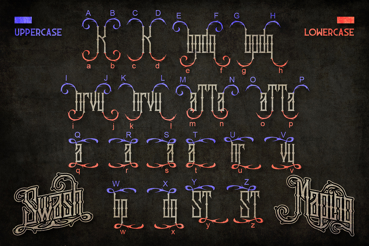 Sadis Typeface+Extras preview 5