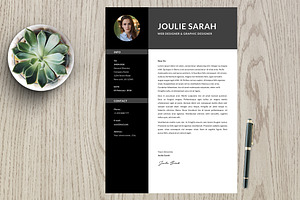 Resume Template 2 Page Pack Joulie