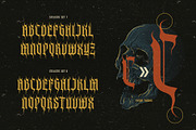 Burn Till Black Typeface, a Blackletter Font by alit design (Thumbnail 13 of 20)
