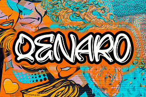 QENARO Graffiti Font