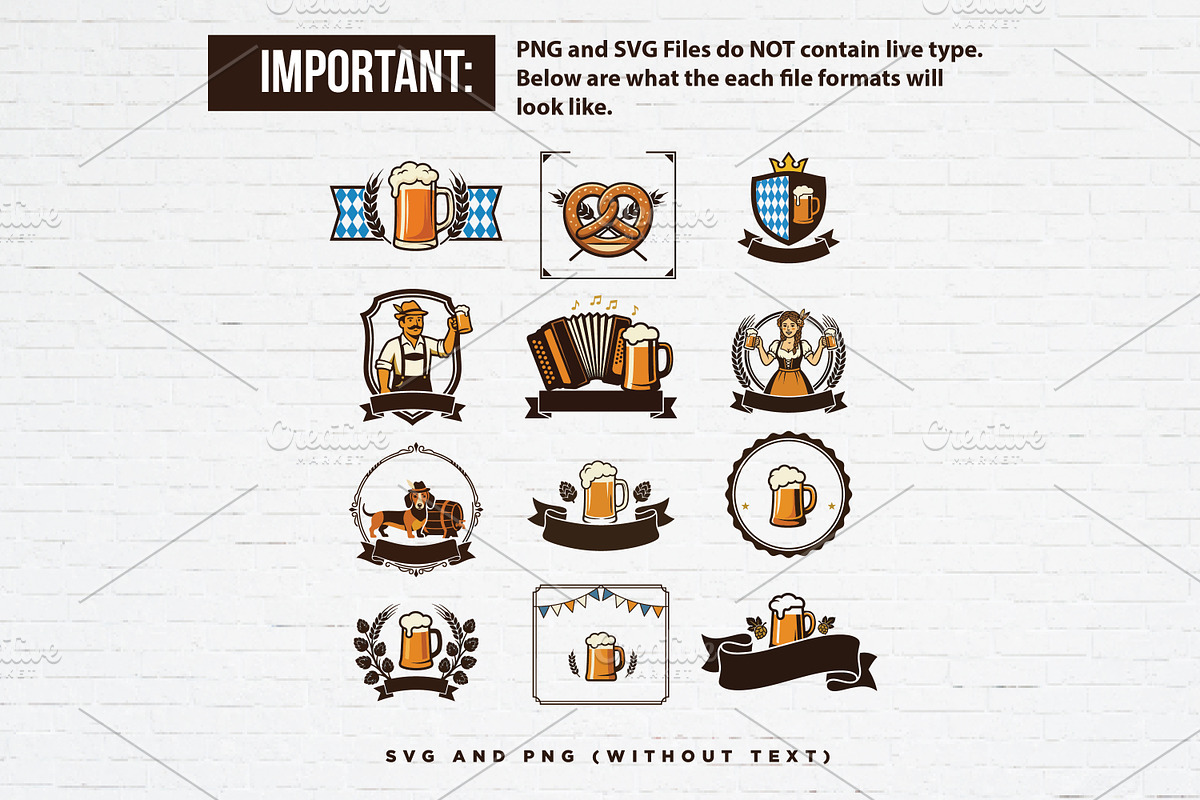 12 Octoberfest Designs Bundle, a Seasonal Illustration by Guavanaboy (Photo 3 of 3)