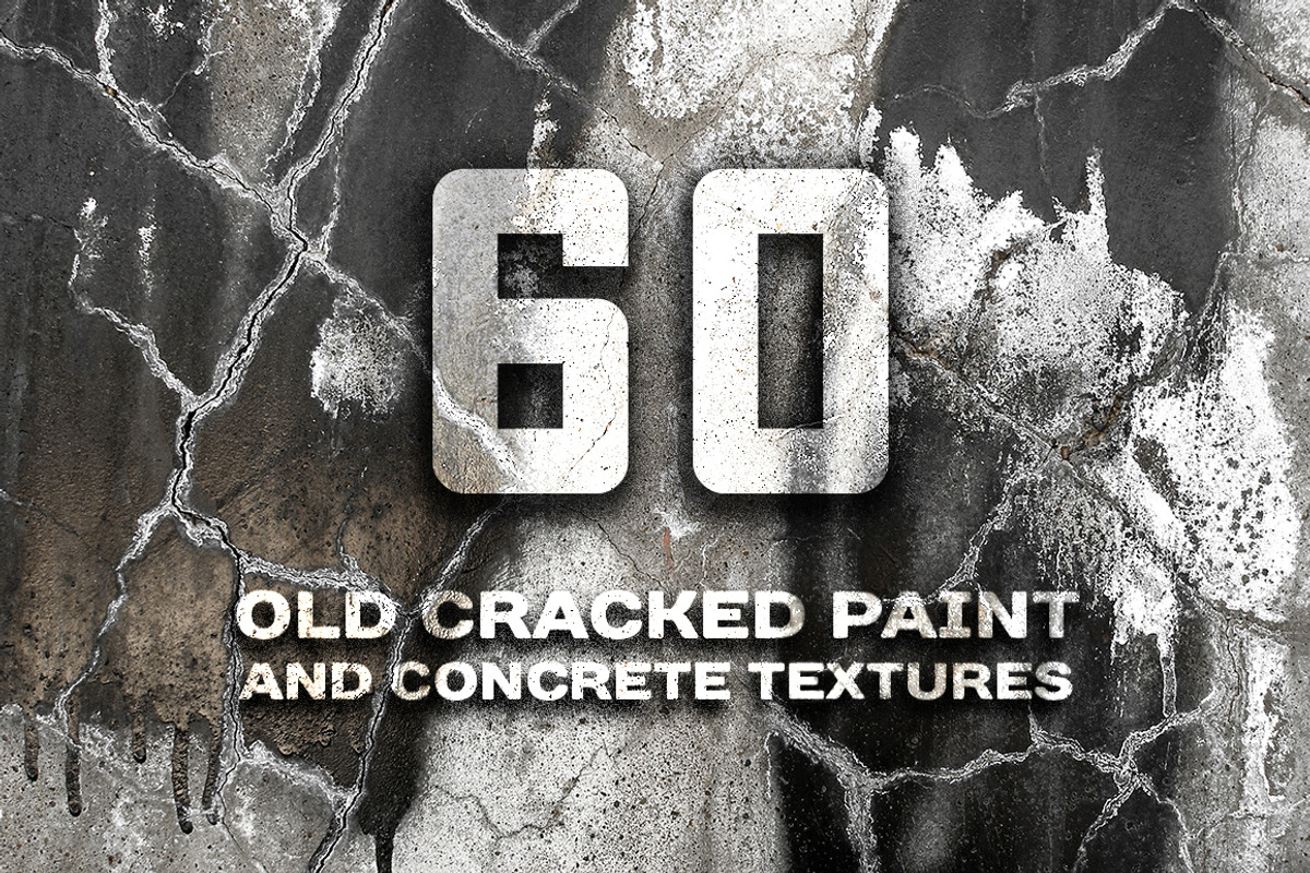 Cracked paint and concrete textures, a Texture Graphic by yurlick (Photo 1 of 4)