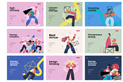 Startups flat vector illustrations, a Templates & Theme by Grivina's shop (Thumbnail 41 of 45)